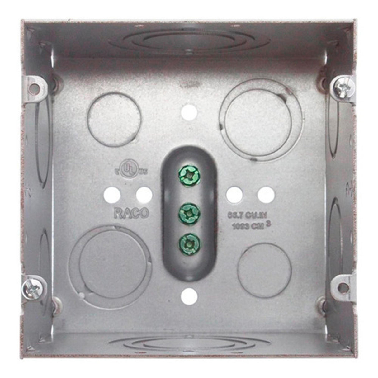 CAJA ACERO GALV.  GANG PRO F3-1 / 4" RACO