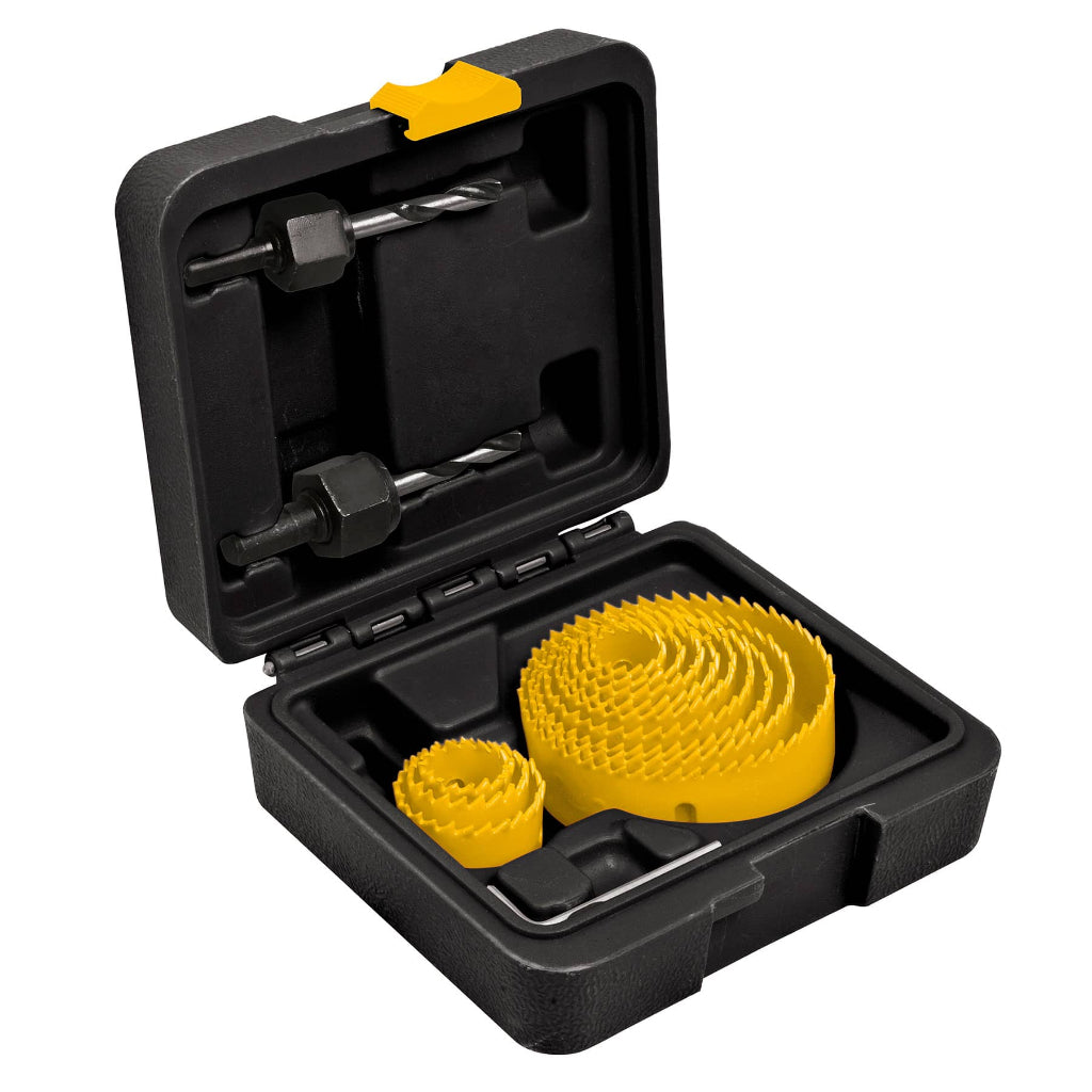 JGO. 15 PZAS. BROCASIERRAS CON ESTUCHE KIT-14P 26037 TRUPER