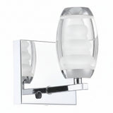 LUMINARIA LED DE PARED METAL CROMADO 1X5W. MAYA