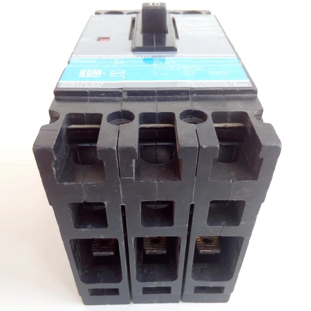 I.T.M. 3X40A/240V ED23B040MX A7B10000002707 SIEMENS