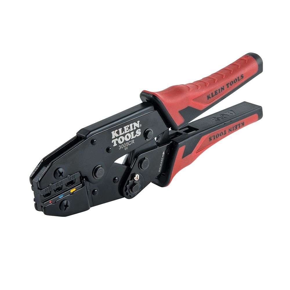 PINZA PONCHADORA CAL. 10-22AWG PARA TERMINALES CON AISLAMIENTO KLEIN TOOLS