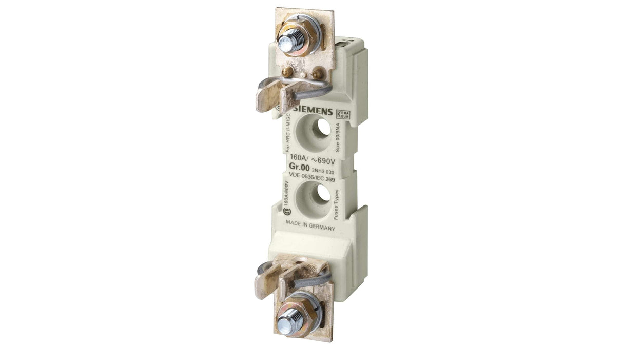 BASE PORTAFUSIBLES NH SIEMENS TAM 00 3NH3030