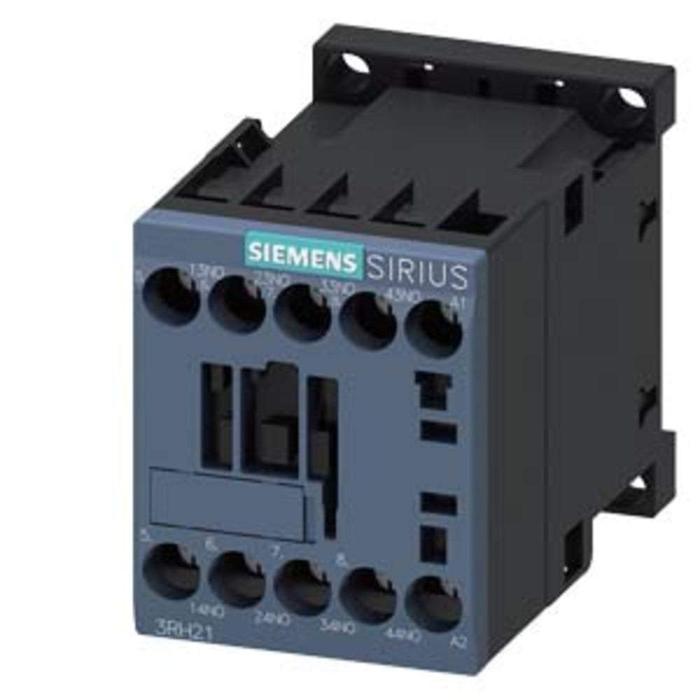 CONTACTOR AUXILIAR TAM. S00 4NA+0NC 120V. 60HZ. 3RH21401AK60 SIRIUS SIEMENS