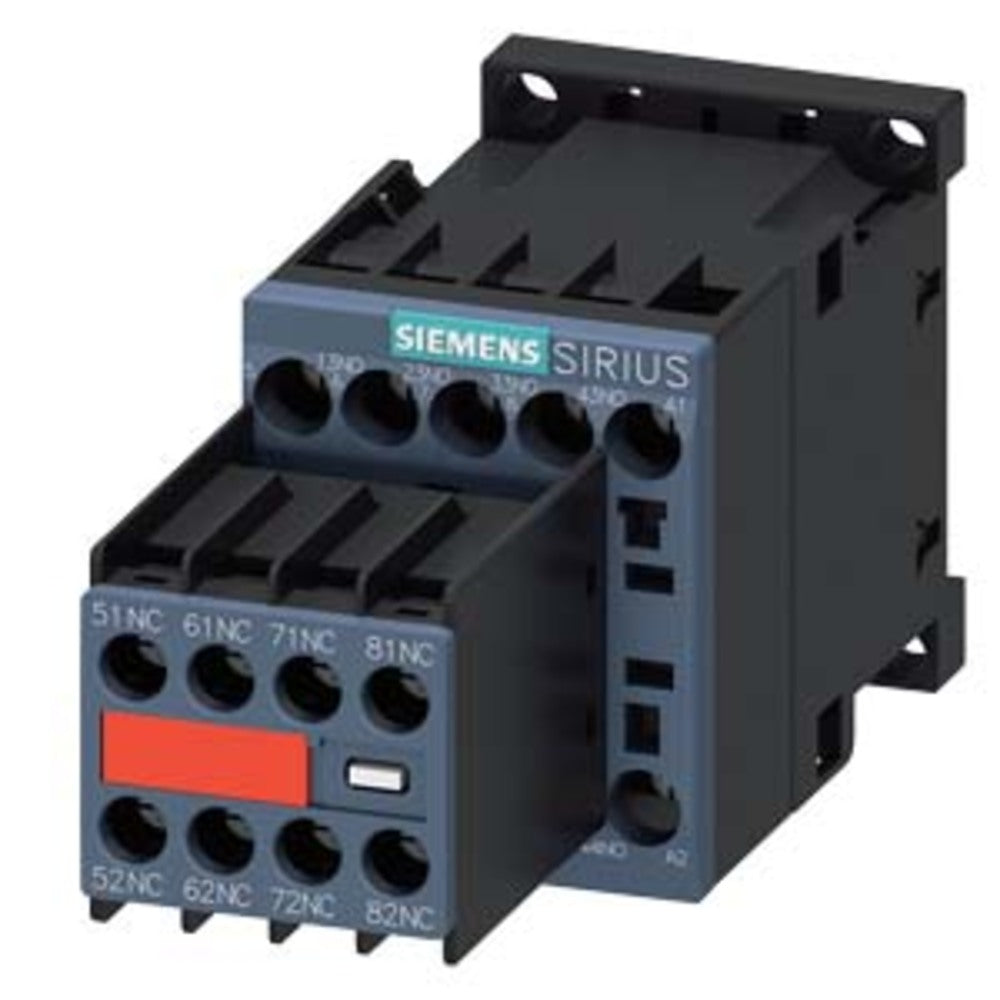 CONTACTOR AUXILIAR 4 NA + 4 NC DC 24 V TAMAÑO S00 BORNES DE TORNILLO BLOQUE DE CONTACTOS AUX. NO DESMONTABLE PARA APLICACIONES SUVA*** SOBRE PEDIDO ***
