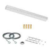 LUMINARIO LED SOBREPONER/SUSPENDIDO INT 40W SATIN
