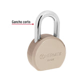 CANDADO ACERO REDONDO 65MM TETRA MCA TRUPER HERMEX *** OFRECER L22S65EACB ***