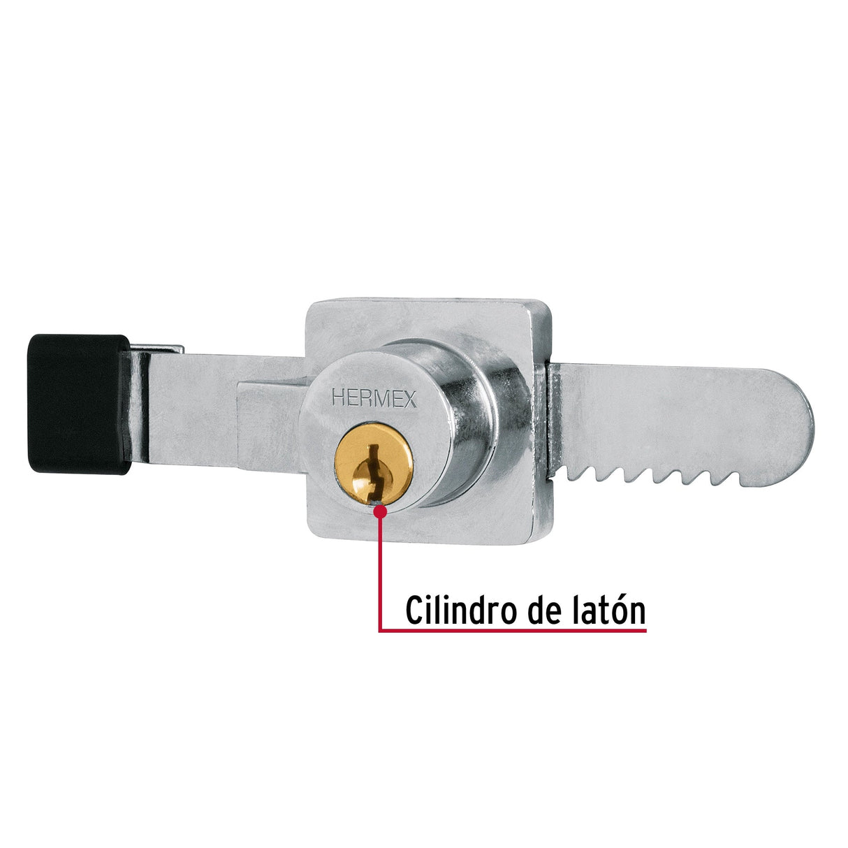 CERRADURA PARA VITRINA MODELO 10 MCA TRUPER HERMEX