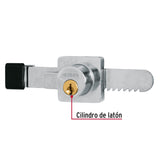 CERRADURA PARA VITRINA MODELO 10 MCA TRUPER HERMEX