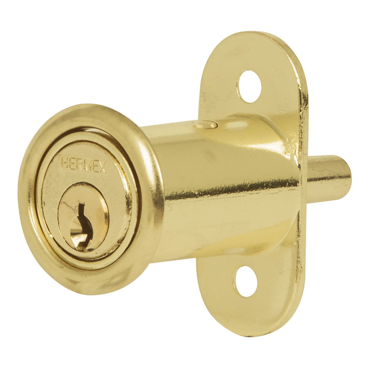 CERRADURA PARA MUEBLE MODELO 20 LATON MCA TRUPER HERMEX