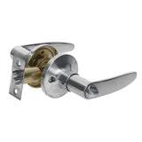 CERRADURA MANIJA CILINDRO LATON CROMO MATE RECAMARA MCA TRUPER HERMEX