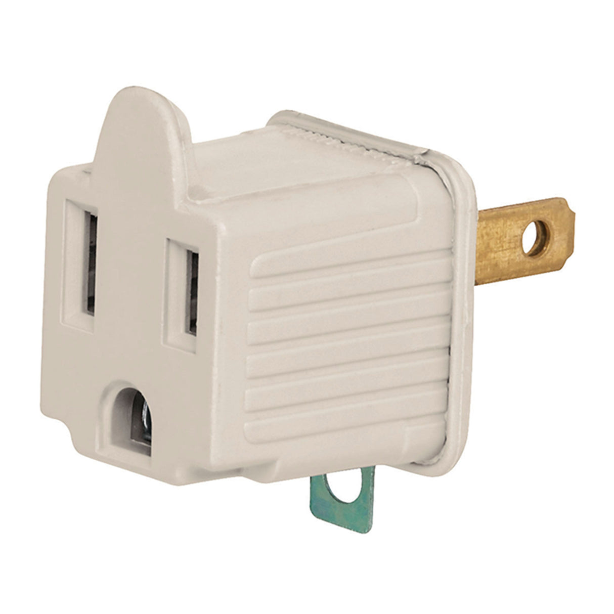 ADAPTADOR 3 A 2 GRIS 15A/127V. ATERRIZADO AD-32G-G 46257 TRUPER *** OFRECER EXC-39 O 46255 ***