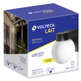 ARBOTANTE LED TIPO GLOBO 8W/120V. PANTALLA DE CRISTAL 3000K LUZ CALIDA ARB-001L 46344 TRUPER *** EXHIBIDO ***