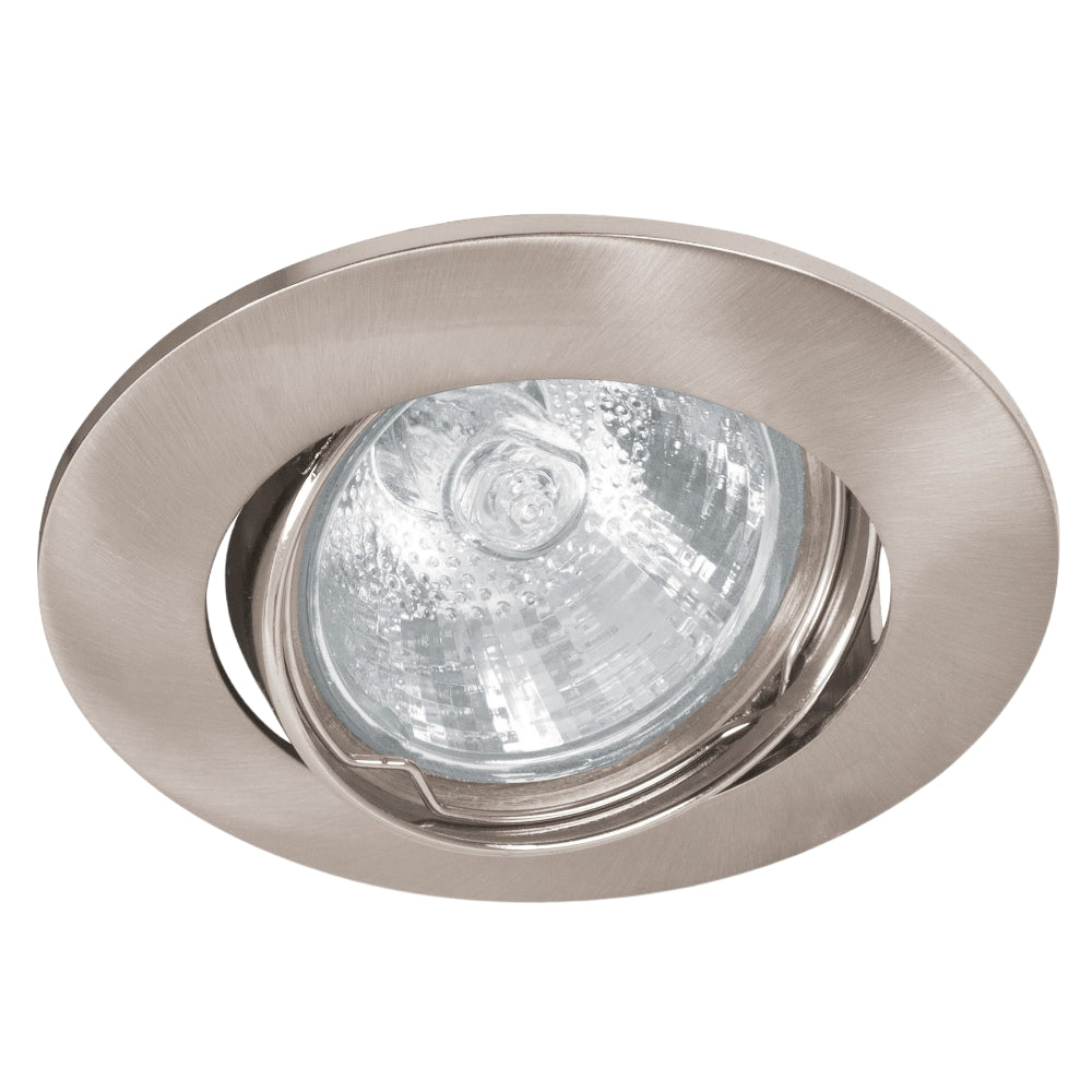 LUMINARIO REDONDO EMPOTRABLE DIRIGIBLE 50W. NEGRO LED O HALOGENO EMP-105S 46616 TRUPER *** OFRECER YD330/S ***