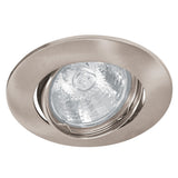 LUMINARIO REDONDO EMPOTRABLE DIRIGIBLE 50W. NEGRO LED O HALOGENO EMP-105S 46616 TRUPER *** OFRECER YD-330/S ***