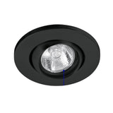 LUMINARIO REDONDO EMPOTRADO 50W. NEGRO LED O HALOGENO EMP-107S 46624 TRUPER *** OFRECER YD-345/N ***