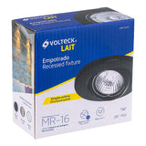 LUMINARIO REDONDO EMPOTRADO 50W. NEGRO LED O HALOGENO EMP-107S 46624 TRUPER *** OFRECER YD-345/N ***