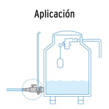 MULTICONECTOR VALVULA ESFERA Y TUERCA UNION PARA TINACO