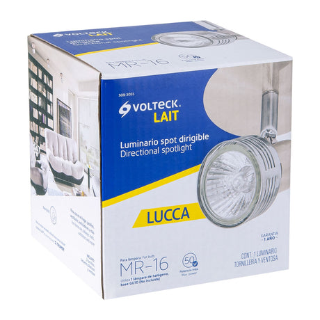LUMINARIO SOBREPONER 1 SPOT 50W/120V. SOB-305S 48440 TRUPER***HAE2025***