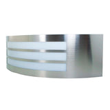 ARBOTANTE 1 LUZ CRISTAL 60W. ACERO INOXIDABLE DEVON  ***ADIR***