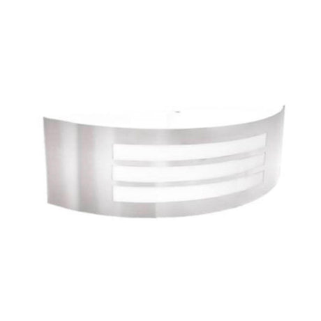 ARBOTANTE 1 LUZ CRISTAL 60W. ACERO INOXIDABLE DEVON  ***ADIR***