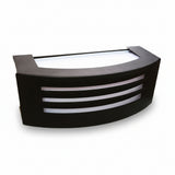 ARBOTANTE 1 LUZ 3 VENTANAS 60W. NEGRO OXFORD ***ADIR***
