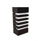 ARBOTANTE 1 LUZ RECTANGULAR 60W. NEGRO CHESTER ***ADIR***
