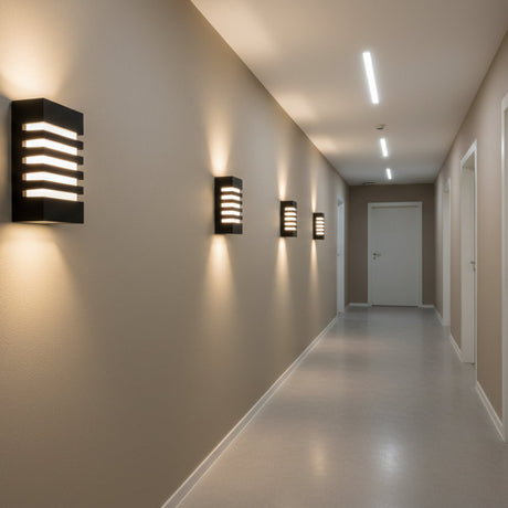ARBOTANTE 1 LUZ RECTANGULAR 60W. NEGRO CHESTER ***ADIR***