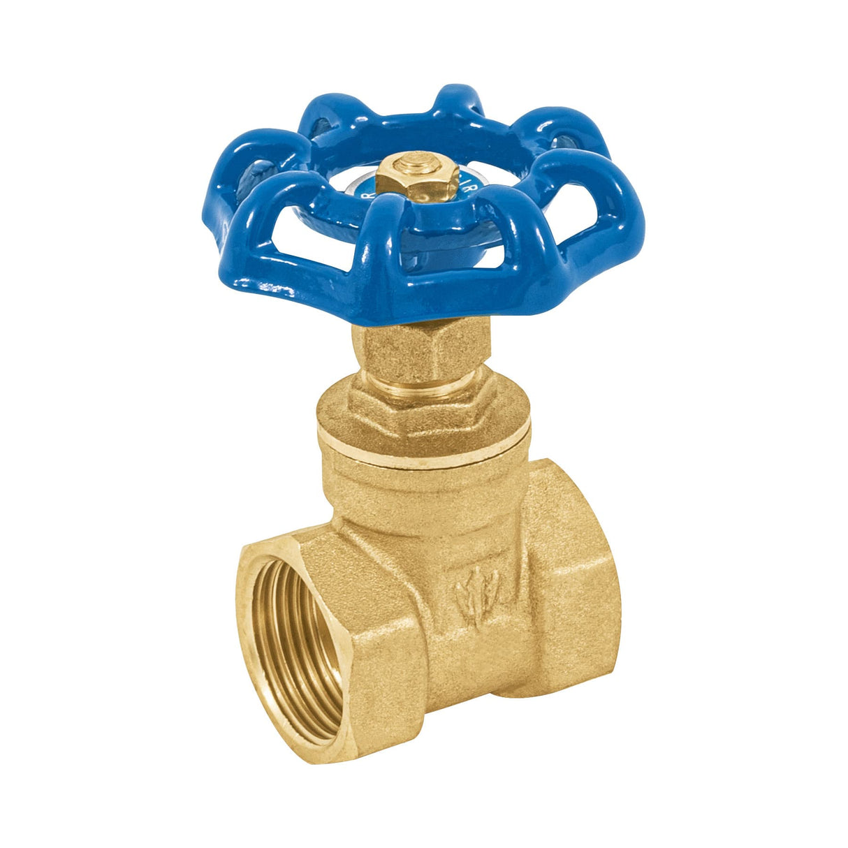 VALVULA DE COMPUERTA DE LATON ROSCABLE DE 3/4" MCA TRUPER CONSTRUCCION