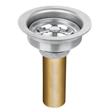 CONTRACANASTA DE ACERO INOXIDABLE CON TUBO DE LATON 3-1/2" MCA TRUPER CONSTRUCCION