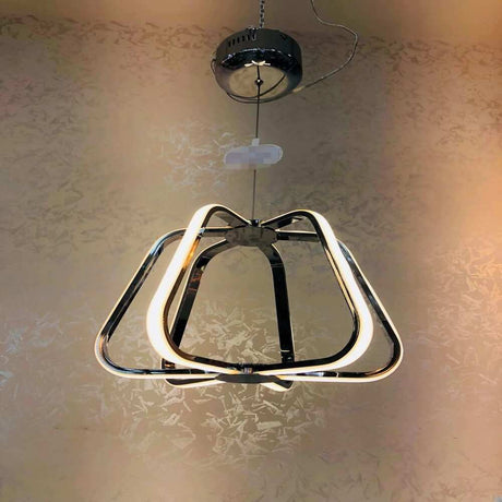 LUM COLGANTE  DE LED 8X6W 4000K CON FIGURA TIPO PIRAMIDAL IIDSA