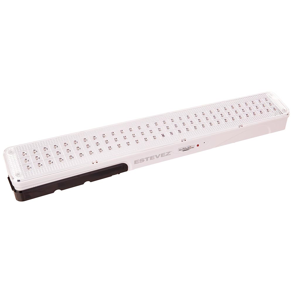 PANIC LUMINARIO DE EMERGENCIA CON BATERIA RECARGABLE 90 LED 6W 127V 4100K BCO MCA ESTEVEZ