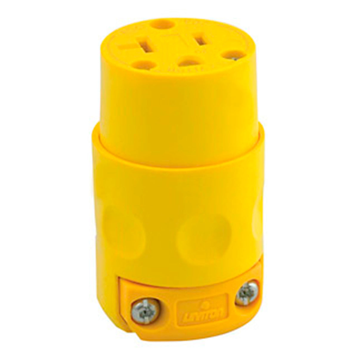 CONTACTO REDONDO 2P 3H 20A 125V AMARILLO 520CV-000 LEVITON