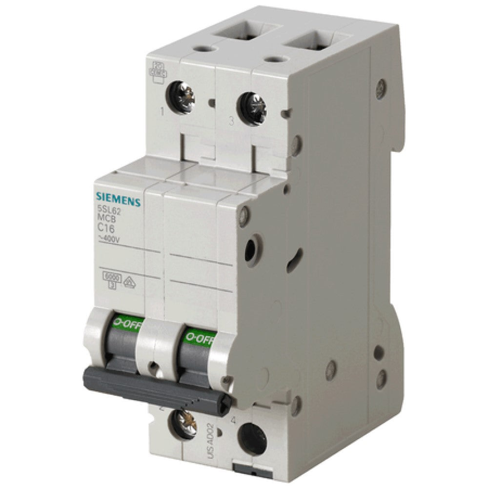 PASTILLA INTERRUPTOR P/RIEL 2X6A 5SL 6KA 250/440V 5SL62067CC SIEMENS