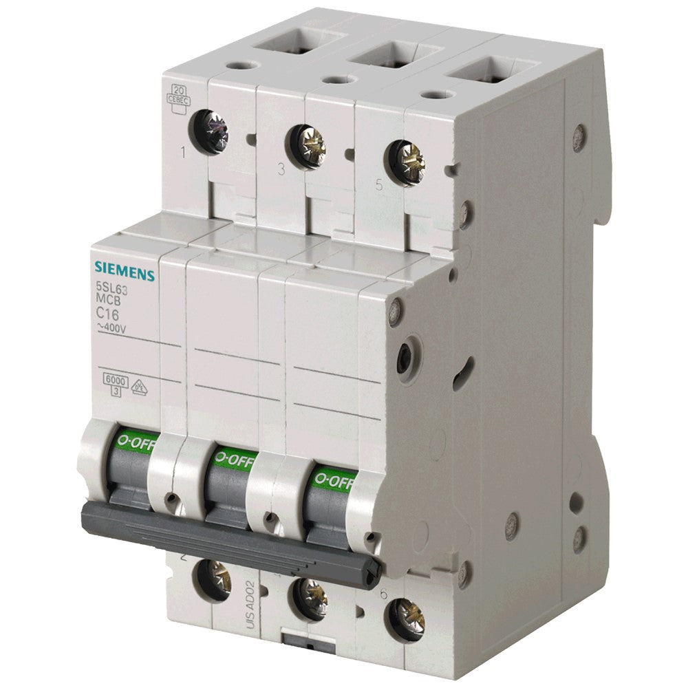 PASTILLA INTERRUPTOR P/RIEL 3X2A 5SL 6KA 250/440V 5SL63027CC SIEMENS
