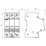 PASTILLA INTERRUPTOR P/RIEL 3X2A 5SL 6KA 250/440V 5SL63027CC SIEMENS