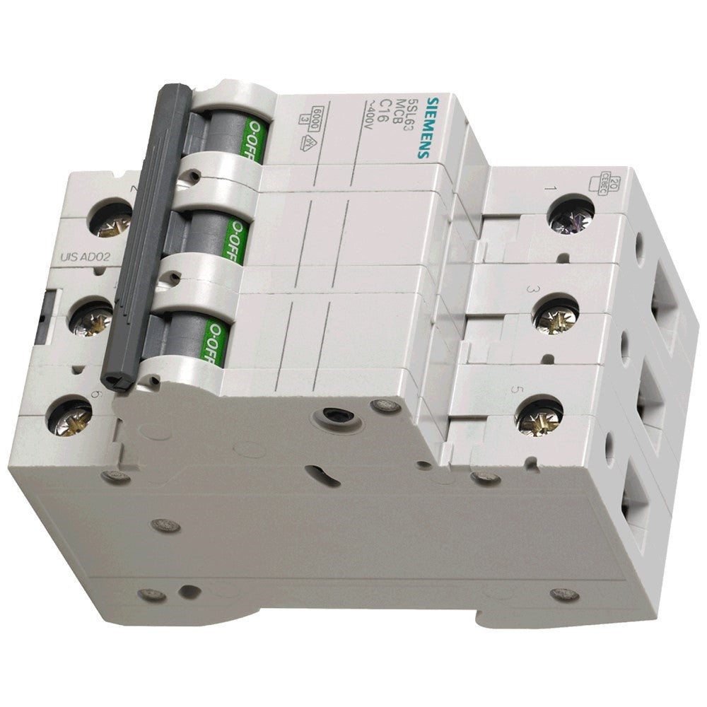 Interruptor termomagnetico 5SL63067CC, para riel DIN, 3 polos, 220-440V