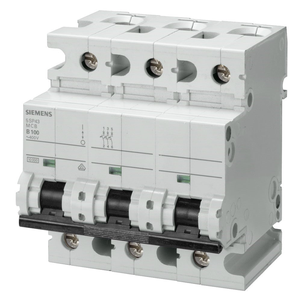 I.T.M. 3X100A. 22KA 220/240V. 5SP43917 RIEL DIN