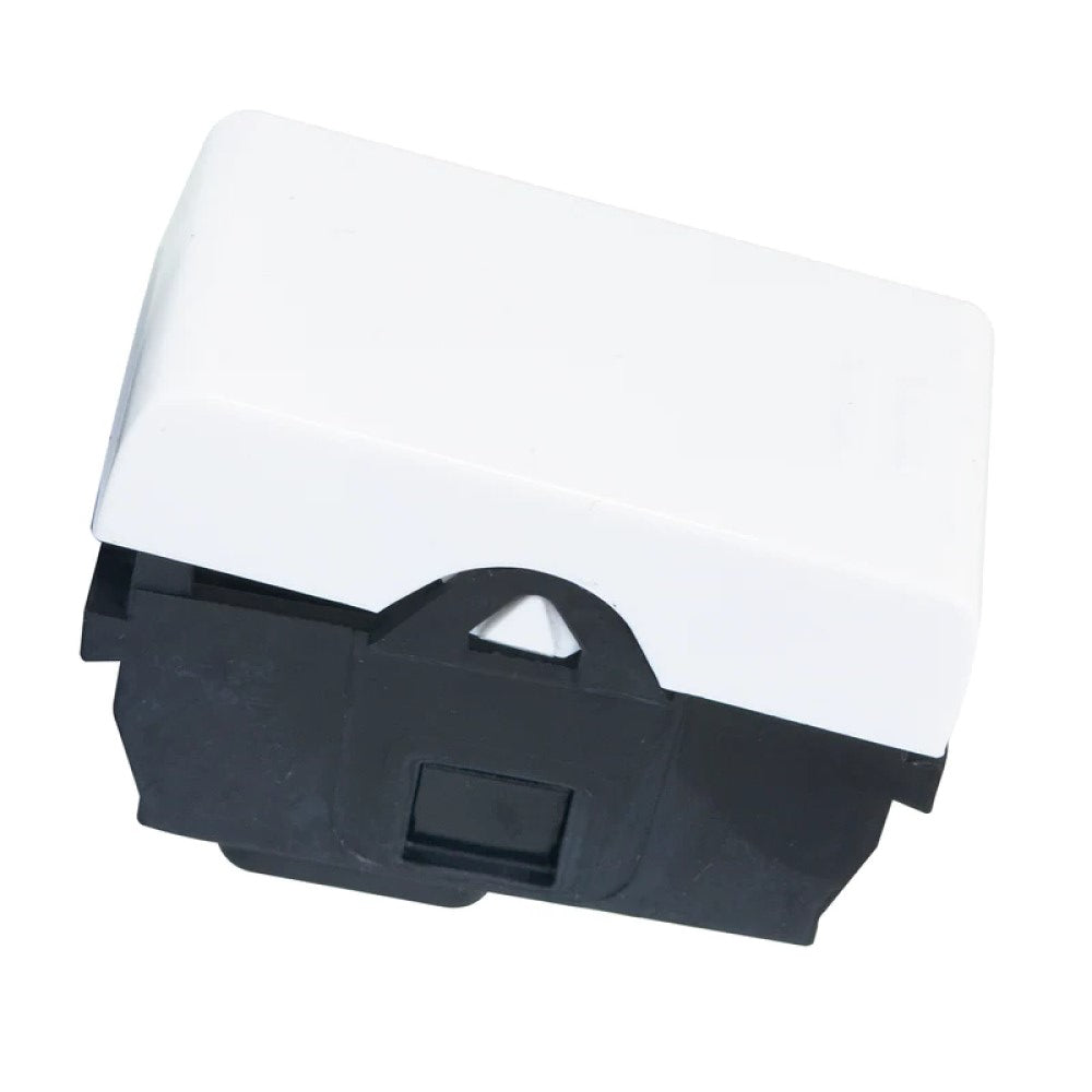 INTERRUPTOR SENCILLO 16A/250V. BLANCO MODULOS LEVITON X00-INTER-00B