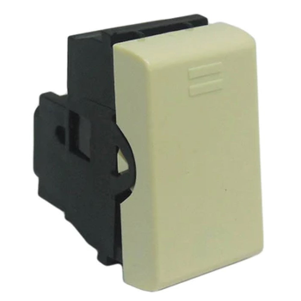 INTERRUPTOR SENCILLO 16A/250V. MARFIL MODULOS LEVITON X01-INTER-00M
