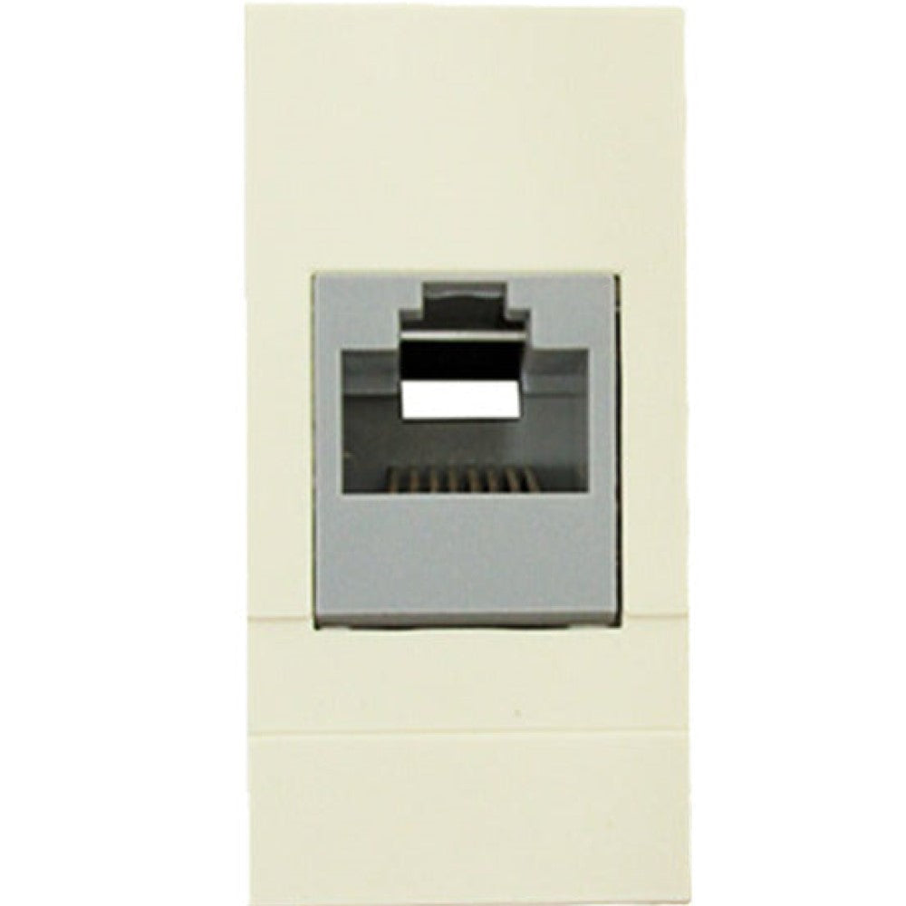 MODULO TELEFONICO RJ11 MARFIL MODULOS LEVITON X01-URJ11-00M