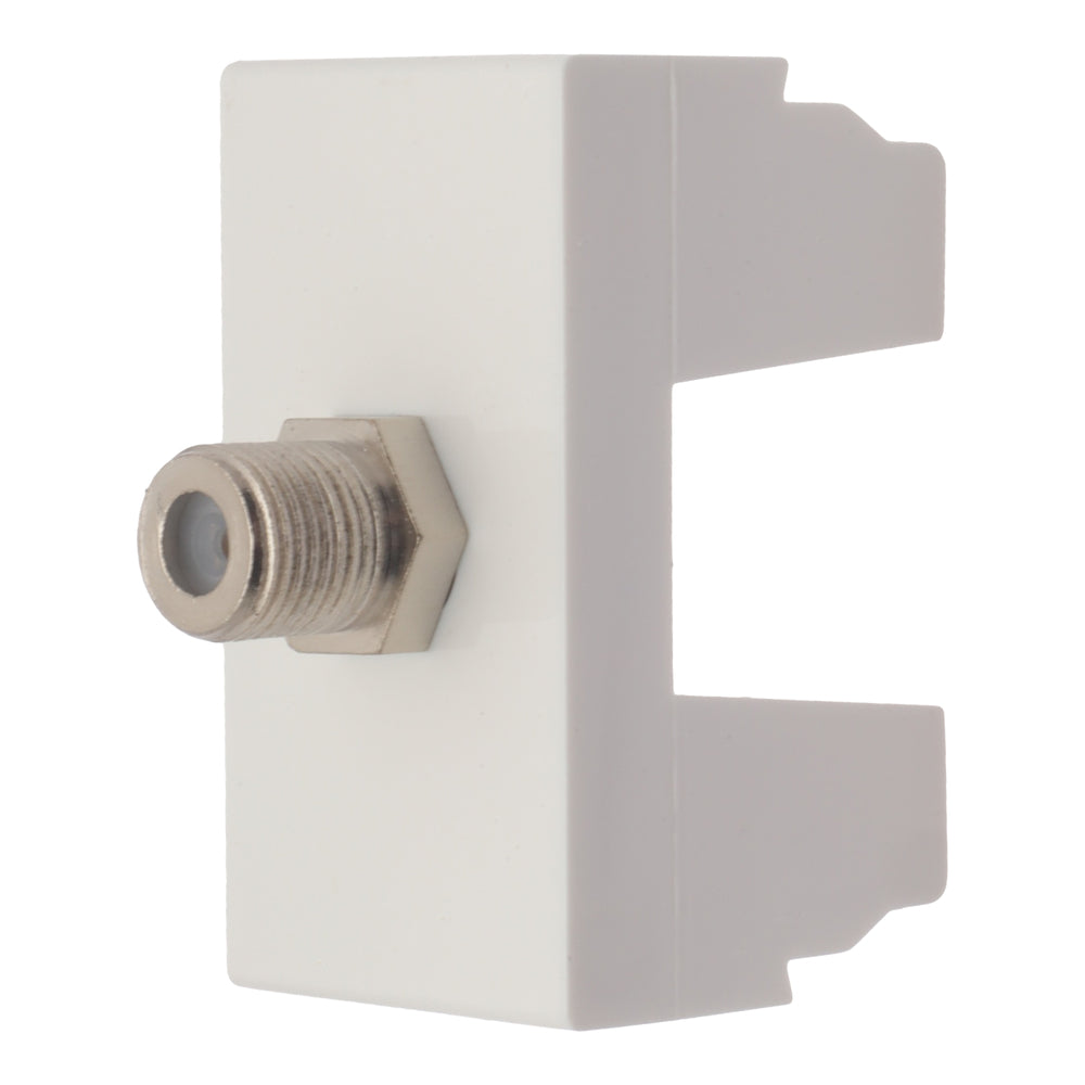 MODULO P/CABLE COAXIAL MARFIL MODULOS LEVITON X01-TVMOD-00M
