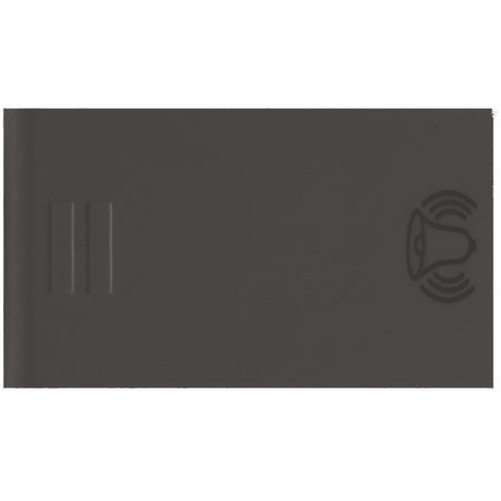 INTERRUPTOR MOMENTANEO C/SIMBOLO DE TIMBRE 16A/250V. NEGRO MODULOS LEVITON X05-PULSA-TIN