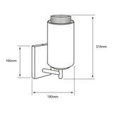 INT S/LAMPARA SOBREPONER 100-240V DORADO DAFNE II TECNOLITE