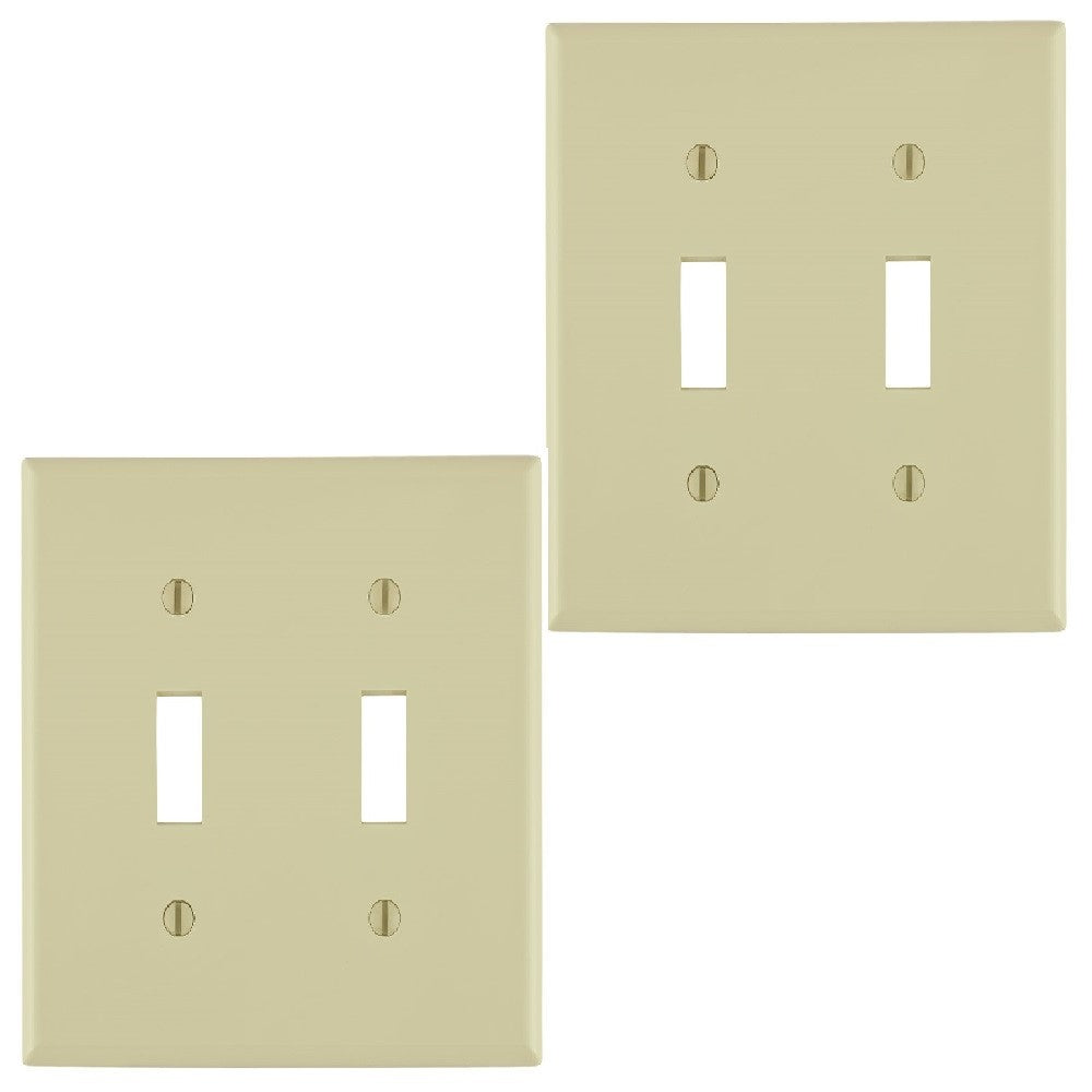 PLACA MARFIL 2 UNIDADES NYLON P/INT. PALANCA 80709-00I LEVITON