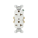 RECEPTACULO DUPLEX BCO 2P3H 20A 250V NEMA 6-20R