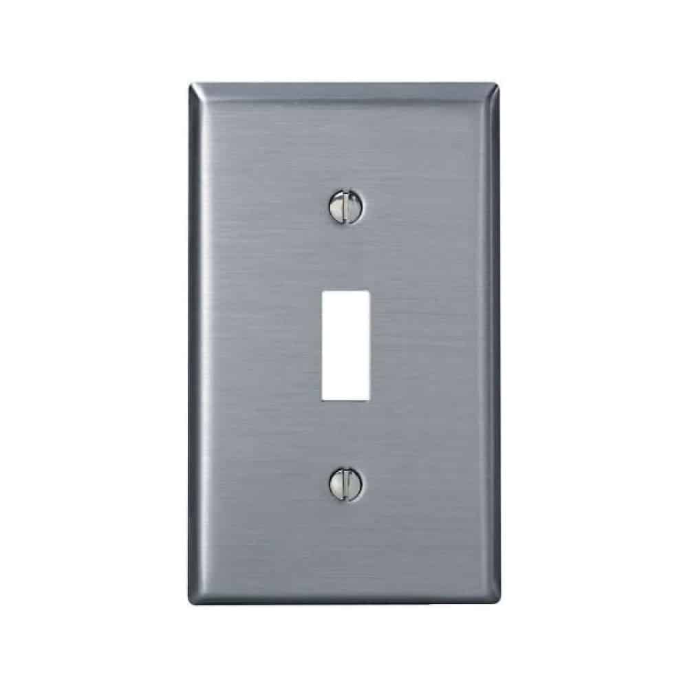 PLACA ACERO INOXIDABLE  P/INT. PALANCA