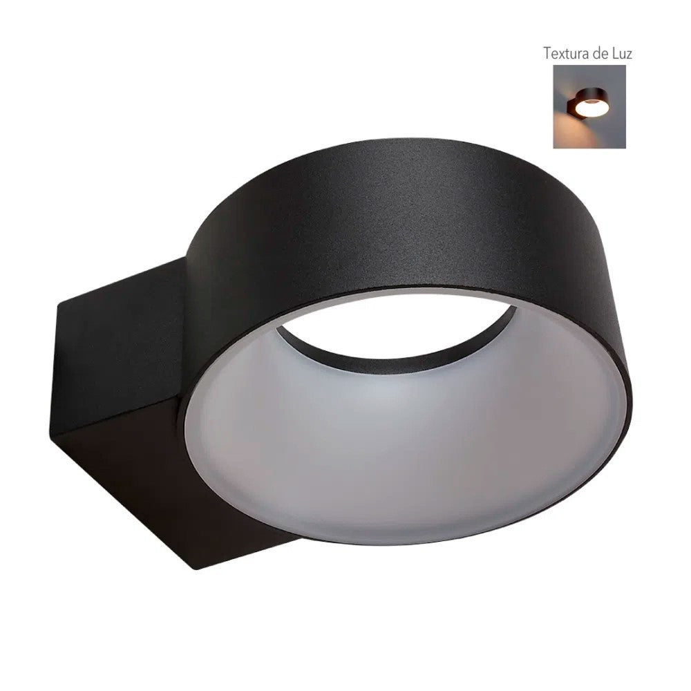 LÁMPARA DE EXTERIOR LED AACHEN II TECNOLITE PARA SOBREPONER 8W LUZ SUAVE CÁLIDA