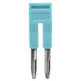 CONECTOR PUENTE PARA BORNES CON 8.2 MM DE ANCHURA PARA EL PUENTEO TRANSVERSAL EN EL CENTRO DEL BORNE DE 10 POLOS AZUL PETROLEO