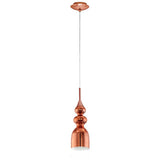 LUMINARIO COLGANTE BOLANOS COBRE 1 LUZ GU10 1X6W (INCLUIDO) REGULABLE EGLO ***HAE 2024***
