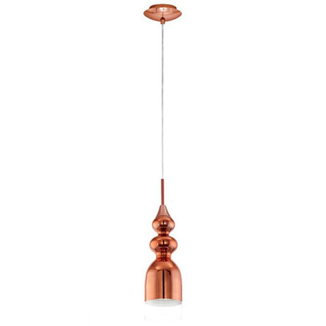 LUMINARIO COLGANTE BOLANOS COBRE 1 LUZ GU10 1X6W (INCLUIDO) REGULABLE EGLO ***HAE 2024***